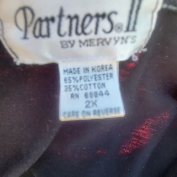 Partners II Vintage 80's 90's Knit Jacket - Picture 3 of 3